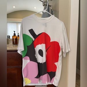 Adidas x marimekko floral oversize style shirt